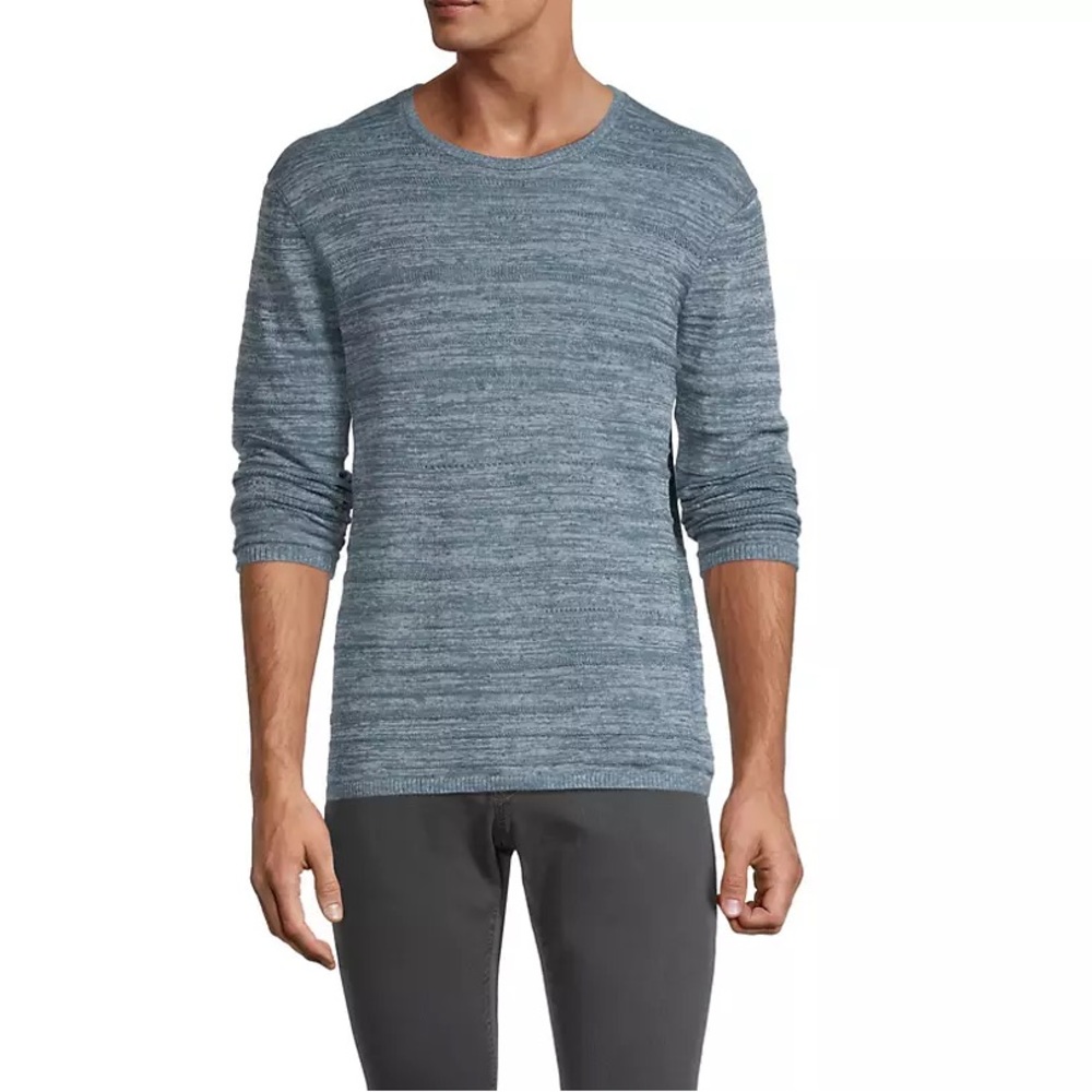 John Varvatos Erik Textured Long-Sleeve Sweater S